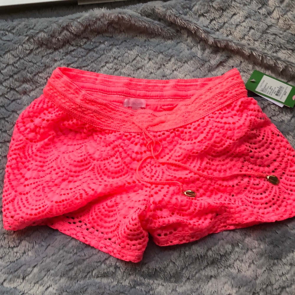 Lilly Pulitzer Claudette short Cora reef scalloped